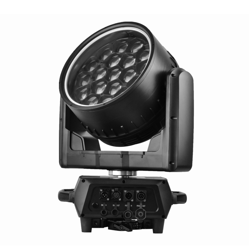 LED œil d'abeille 19PCS 40W RGBW 4 en 1 LED tête mobile éclairage de scène