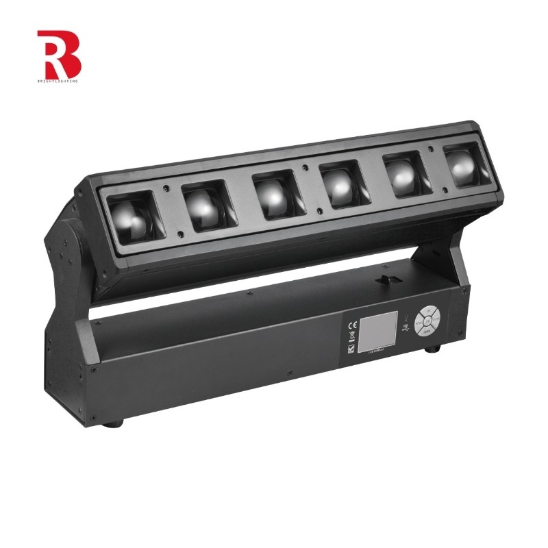 6pcs 40W projetteur laser d'animation LED Spot Head Light pour projet de club de discothèque