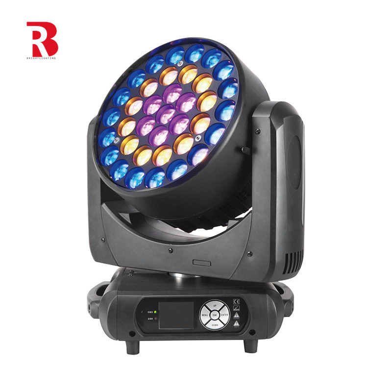 Zoom 600W Lumière de scène LED RGBW 4in1 LED Laver en mouvement la tête Lumière pour le spectacle