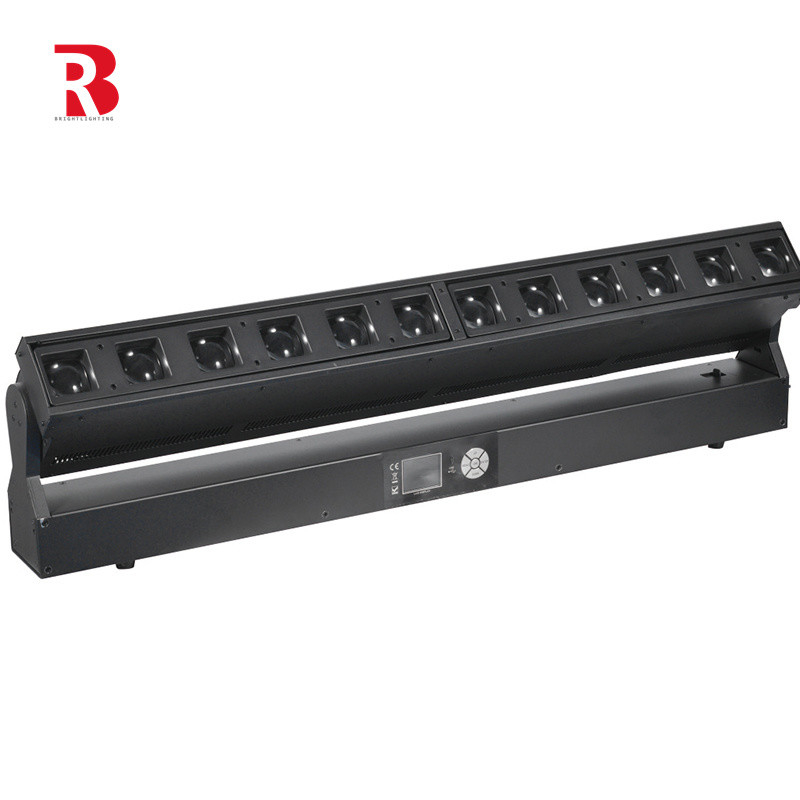 12pcs 40W RGBW 4 en 1 LED en mouvement de faisceau de tête pour les boîtes de nuit
