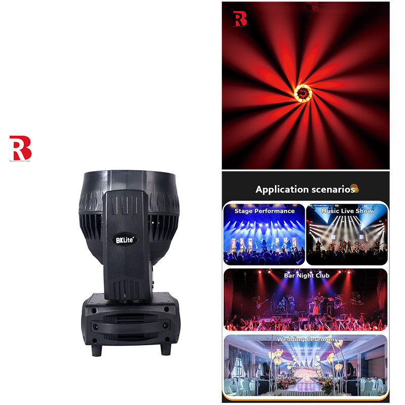 4 en 1 LED Zoom 19pcs 15W RGBW LED mini tête mobile lampes Gobo