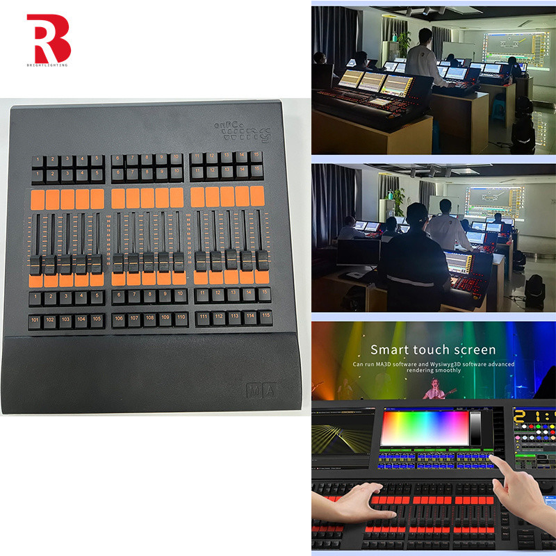 Système de contrôle d'éclairage DMX professionnel MA Fader Wing pour l'événement