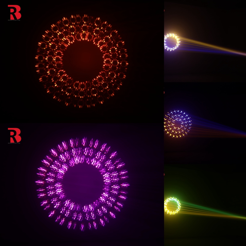 LED 380W Faisceau de scène IP65 lumière avec un seize et un (8+16+24) Prisme pour le spectacle