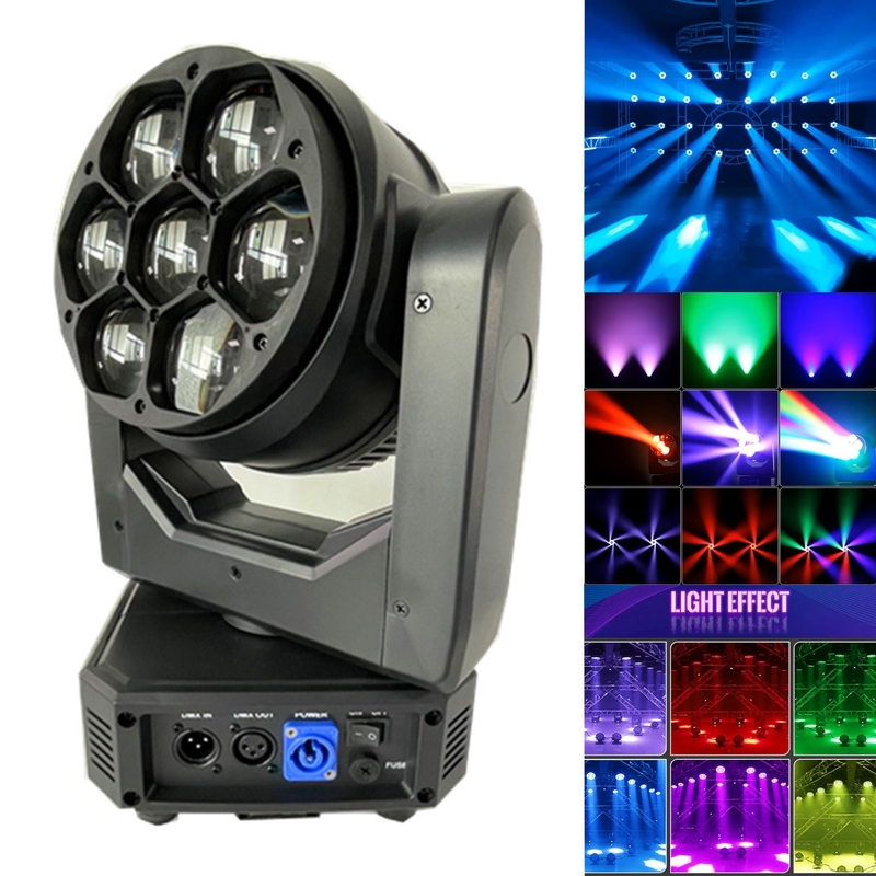 LED haute puissance intérieure Beeye tête mobile 7pcs 40W RGBW lumière pour la scène disco