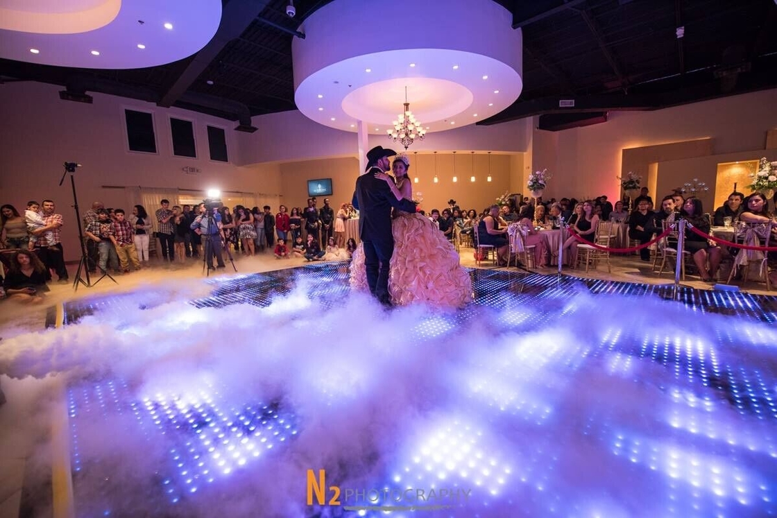 50*50cm LED Carreaux de sol de danse pour le mariage Église Événement spectacle concert