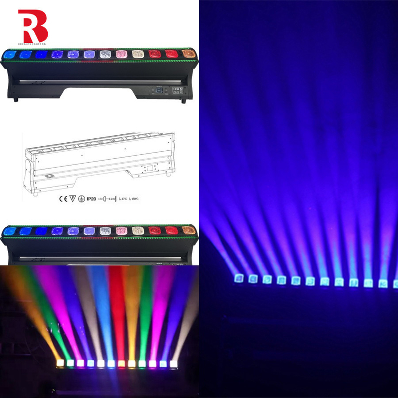 12*40W LED en mouvement avec zoom et bande pour les performances sur scène DJ Disco