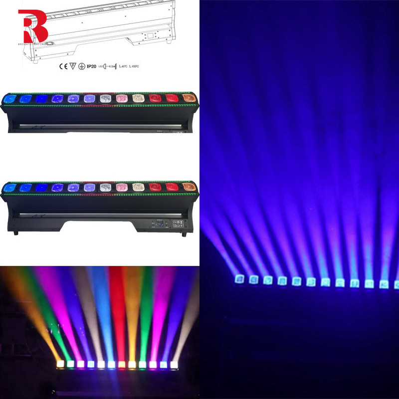 12*40W LED en mouvement avec zoom et bande pour les performances sur scène DJ Disco