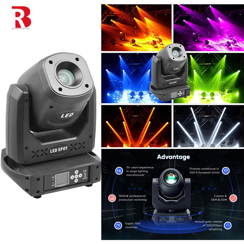 DMX 150W Beam Spot Wash Lumière de scène à tête mobile avec 14 canaux