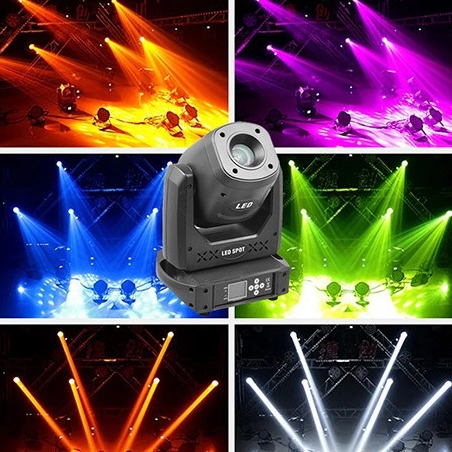 DMX 150W Beam Spot Wash Cap mobile Lumière de scène 7500K-8000K