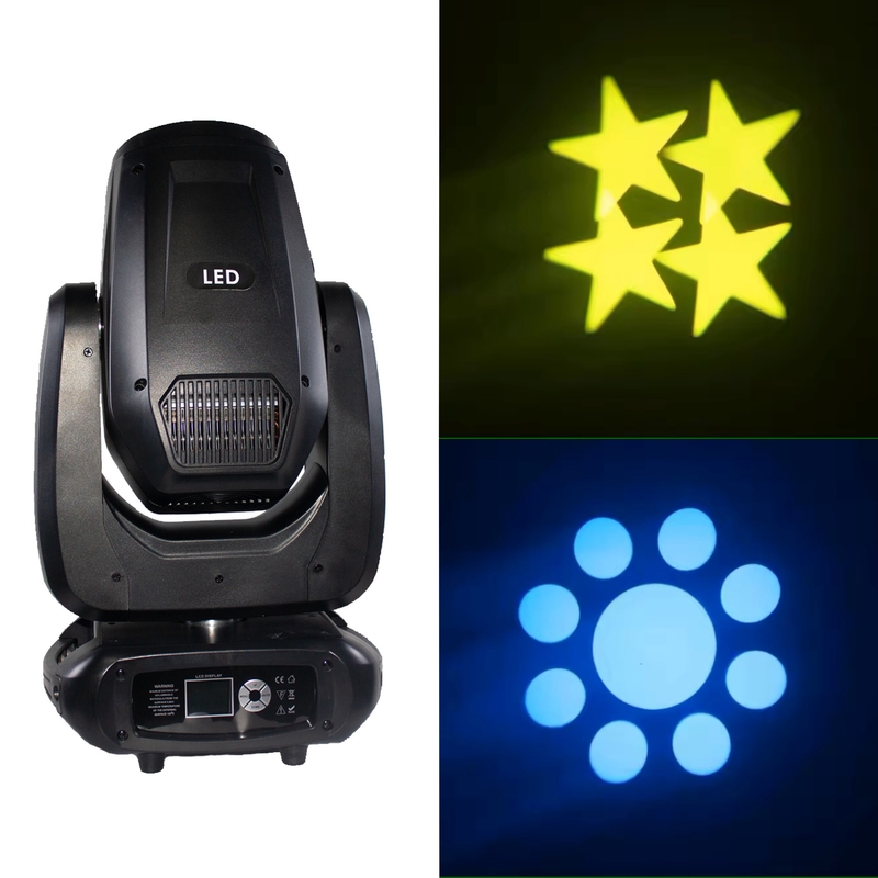 LED 200w tête tremblante point de prisme tournant 200w faisceau LED point de tête mobile
