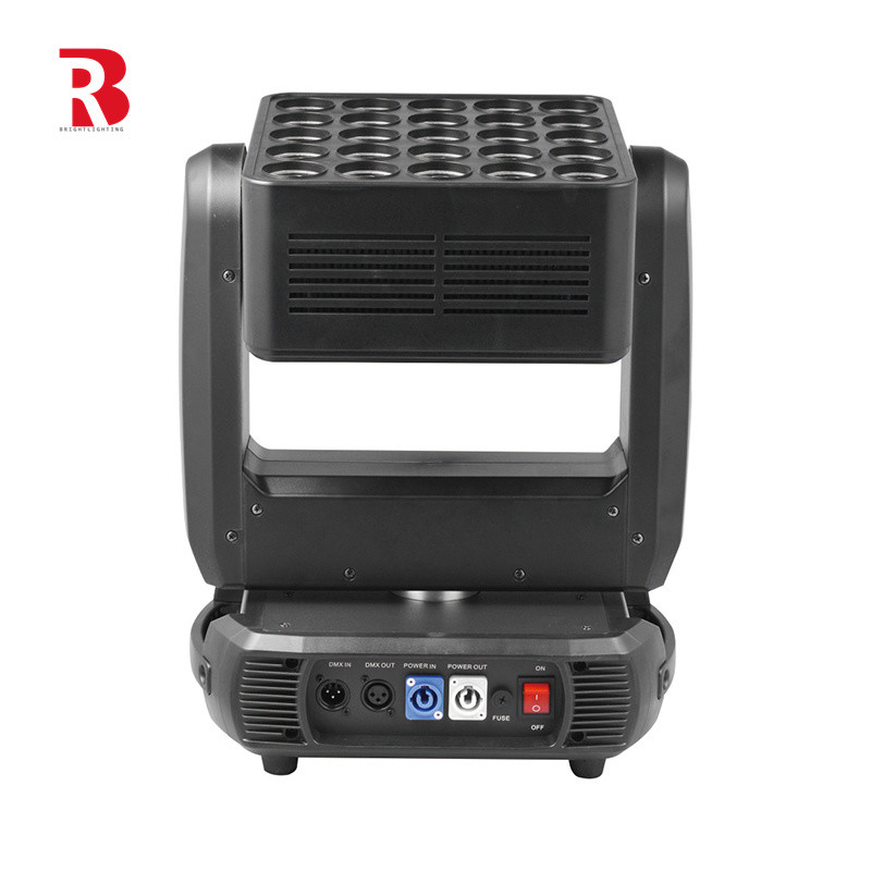 25 X 10W RGBW 4in1 LED Matrice Capsoufflant pour l'éclairage de scène professionnel