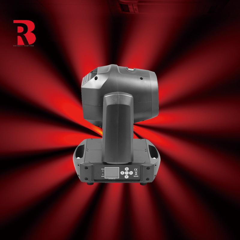 Lumière de scène à tête mobile à LED Blanc 150W LED DMX haute performance rotation 5 facettes Prisme automatique Pour bar de fête de mariage
