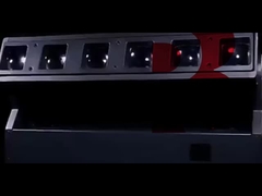 Scène Disco DJ éclairage DMX Pixel Head 6X40w Faisceau de lavage Zoom Bar Led Bougeant des lumières