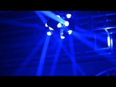 Faisceau rotatif à tête mobile avec laser rouge + vert DMX 512 Disco