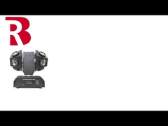 12pcs Double jumeaux bras faisceau de tête en mouvement avec laser rouge + vert