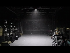 Feuille de lumière de tête mobile avec 2 perles de lampe à stroboscope laser rouge et vert