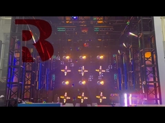 Disco 3 en 1 LED Ventilateur rétro 4 feuilles Bougeant de la tête de lumière