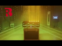 6 têtes laser 3 en 1 faisceau laser pixel en mouvement