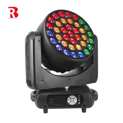 600W DMX512 RGBW 4in1 étape LED Zoom de lavage en mouvement lumière de tête pour le mariage de spectacle