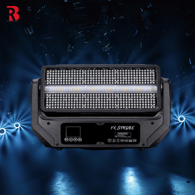 1000W LED Strobe RGB 3 en 1 DMX512 LCD noir Pour les fêtes spectacle Concert en salle