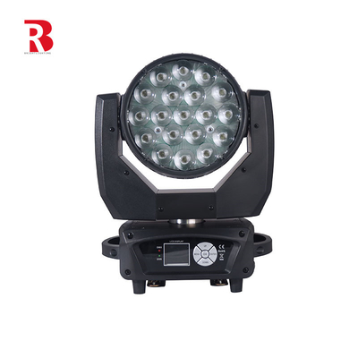 Lumière de tête mobile 19x15w RGBW 4 en 1 pour mariage en discothèque