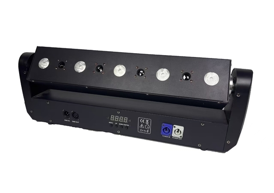 Projecteur asservi à double face 5+4 faisceaux laser et stroboscope, 19 canaux de contrôle DMX